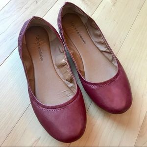 Lucky Brand Emmie Red Ballet Flats